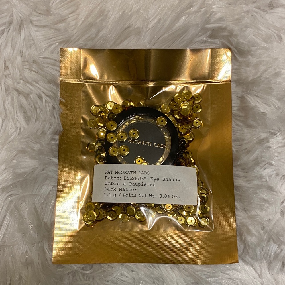 Pat McGrath Labs Eye Shadow in Dark Matter with Gold Sequins